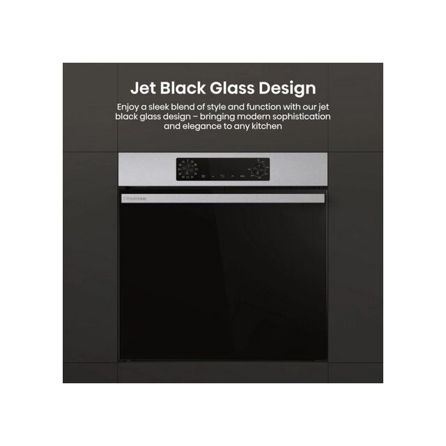 Hisense BI622AXPGUK Built In Electric Single Black And Stainless Steel Oven