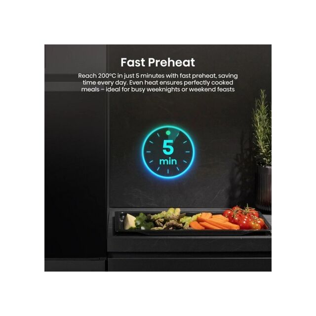Hisense BI622AXPGUK Built In Electric Single Black And Stainless Steel Oven
