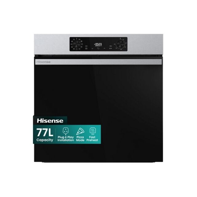 Hisense BI622AXPGUK Built In Electric Single Black And Stainless Steel Oven