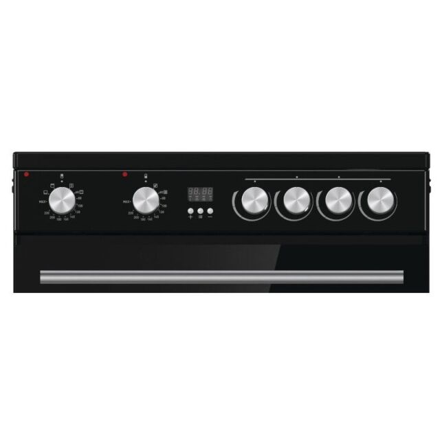Hisense HDE3211BBUK 60Cm Electric Double Oven Black Cooker With Ceramic Hob