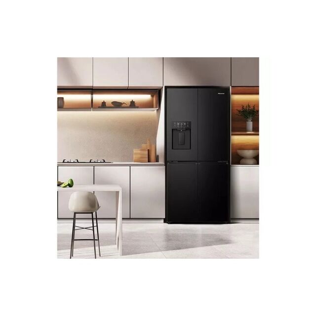 Hisense RQ5P470SYFD American Style Total No Frost Black Fridge Freezer