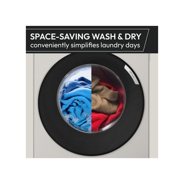 Hoover HGWD 485S8C-80 8/5Kg 1400 White Washer Dryer 