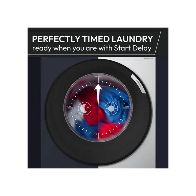 Hoover HGWD 485S8C-80 8/5Kg 1400 White Washer Dryer 