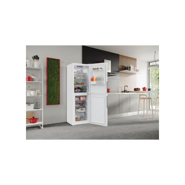 Hoover HVT3CLECKIHW 54.5Cm 50/50 Low Frost White Fridge Freezer