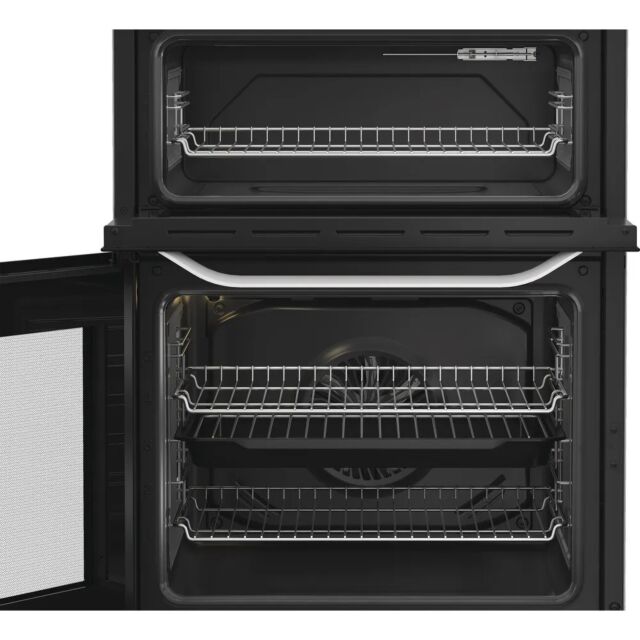 Hotpoint HDD6GDC2W 60Cm Dual Fuel White Cooker With Lid