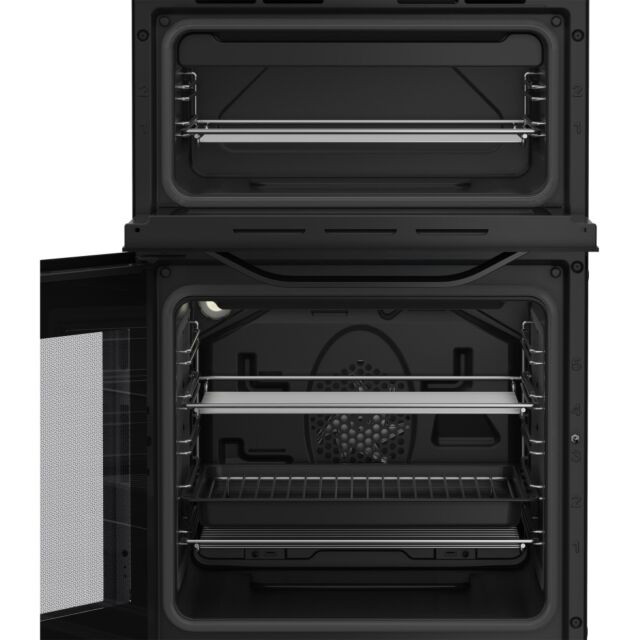 Hotpoint HDE5VDCB 50Cm Electric Double Cooker With Ceramic Hob