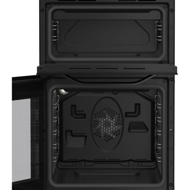 Hotpoint HDE5VDCB 50Cm Electric Double Cooker With Ceramic Hob