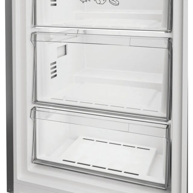 Hotpoint HPMFF6312XBR4UK Upright Tall Frost Free Manhattan Grey Freezer