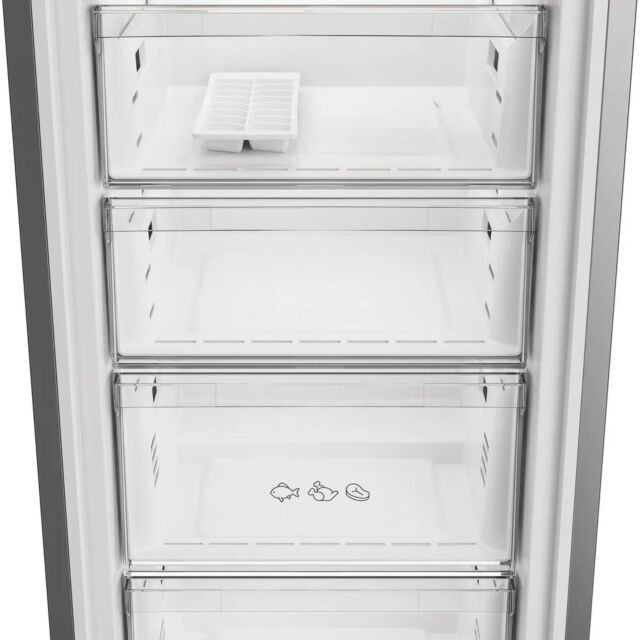 Hotpoint HPMFF6312XBR4UK Upright Tall Frost Free Manhattan Grey Freezer