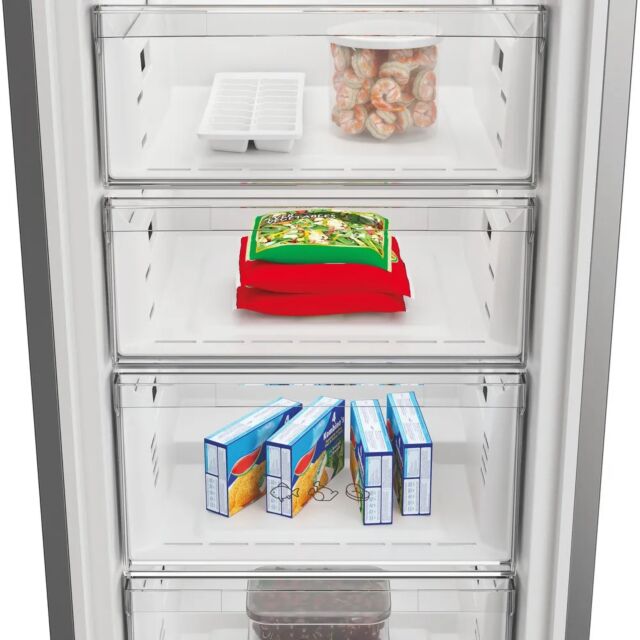 Hotpoint HPMFF6312XBR4UK Upright Tall Frost Free Manhattan Grey Freezer