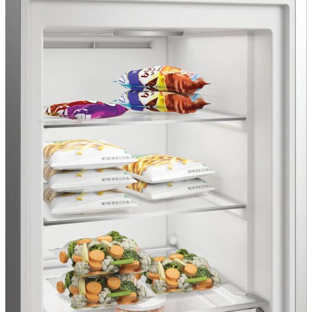 Hotpoint HPMFF6312XBR4UK Upright Tall Frost Free Manhattan Grey Freezer