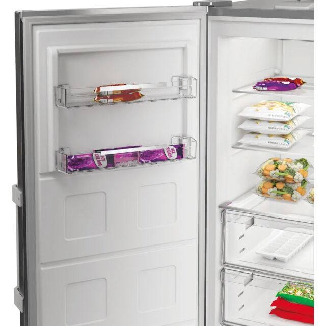 Hotpoint HPMFF6312XBR4UK Upright Tall Frost Free Manhattan Grey Freezer
