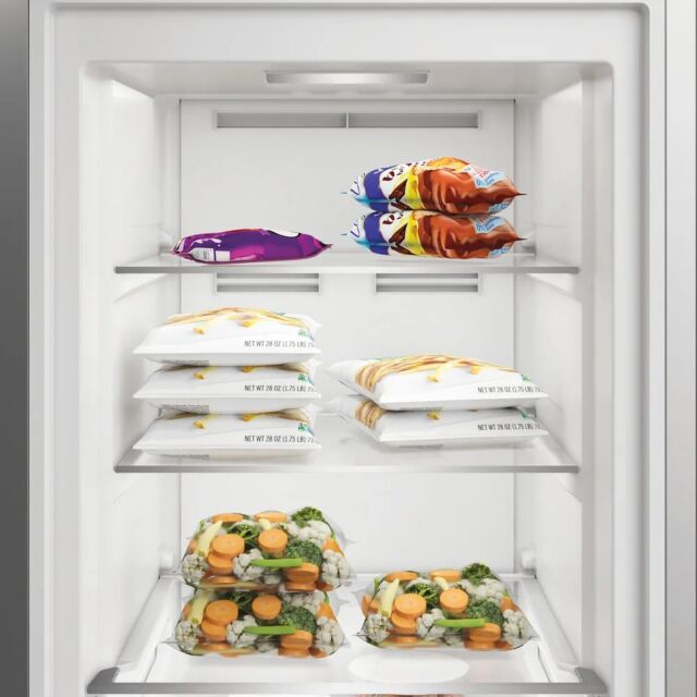 Hotpoint HPMFF6312XBR4UK Upright Tall Frost Free Manhattan Grey Freezer