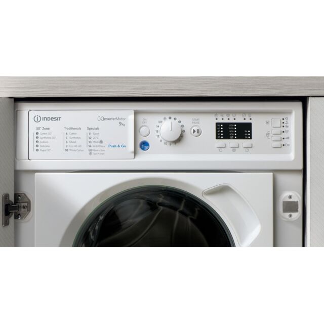 Indesit BIWMIL91485UK Integrated 9Kg 1400 Washing Machine