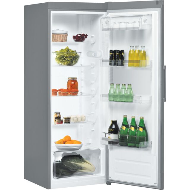 Indesit SI61S1 Upright Tall Silver Larder Fridge