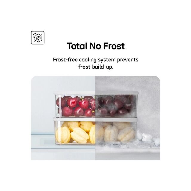 Lg GBBS524CEV 60Cm 70/30 Frost Free Essence Black Steel Fridge Freezer
