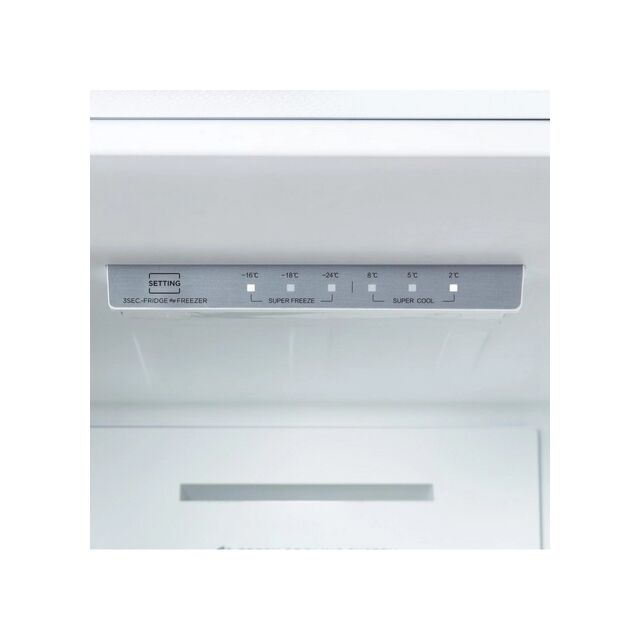 Midea MDRB379FGD30 54.7Cm 60/40 Total No Frost Black Fridge Freezer
