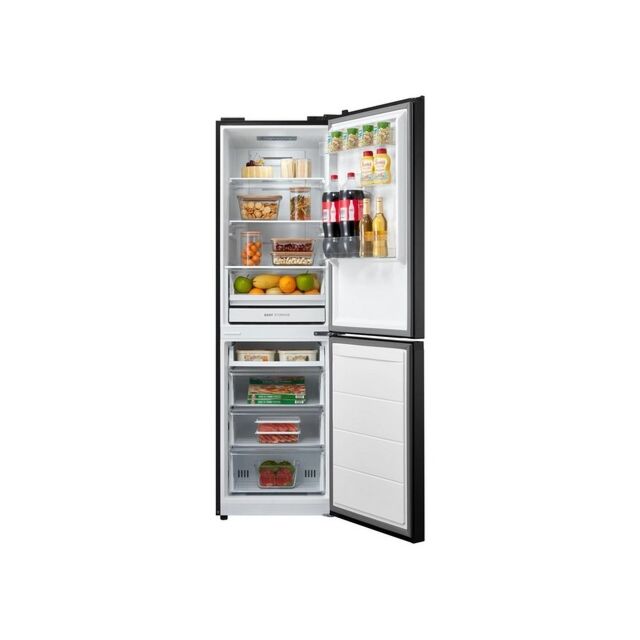 Midea MDRB379FGD30 54.7Cm 60/40 Total No Frost Black Fridge Freezer