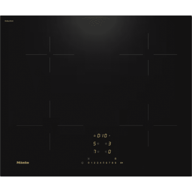 Miele KM7361FL 60Cm Frameless Induction Black Hob With Touch Control