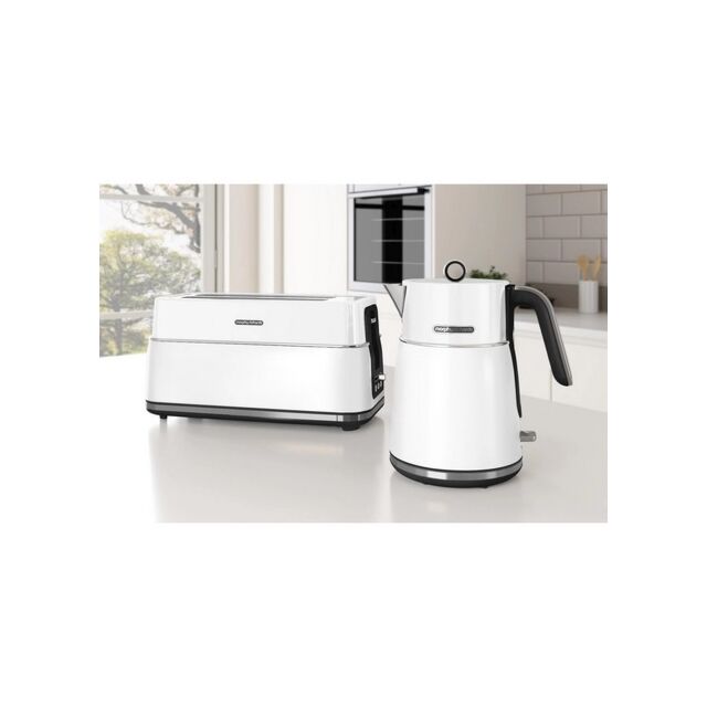 Morphy Richards 245704 4 Slice Moonlight White Toaster