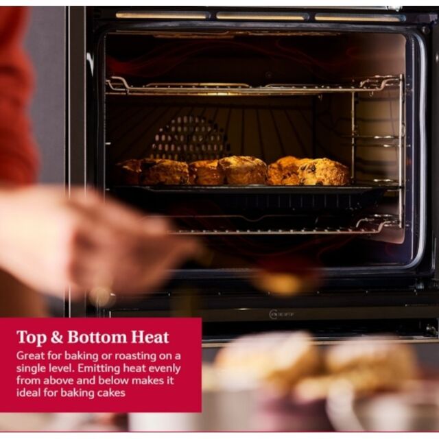 Neff B3ACE4AN3B Built In Electric Slide & Hide Single Stainless Steel Oven 
