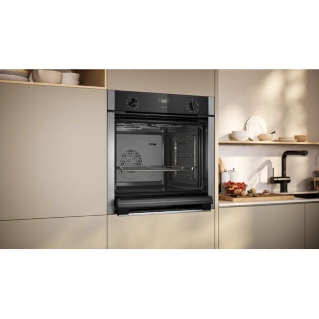 Neff B3ACE4AN3B Built In Electric Slide & Hide Single Stainless Steel Oven 