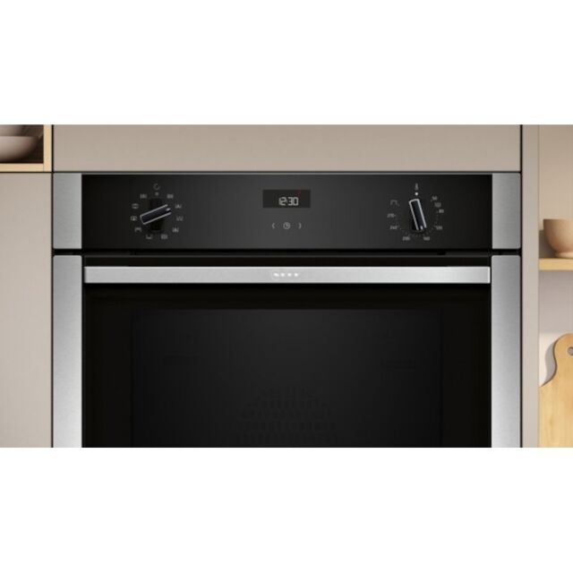 Neff B3ACE4AN3B Built In Electric Slide & Hide Single Stainless Steel Oven 
