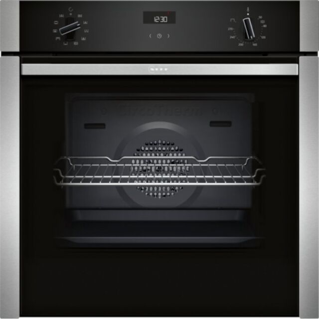 Neff B3ACE4AN3B Built In Electric Slide & Hide Single Stainless Steel Oven 
