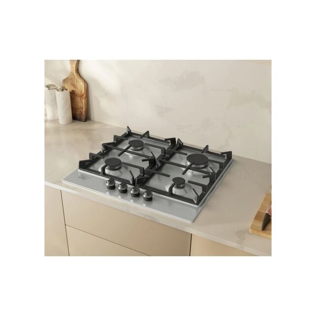 Neff T26CIP8N0 58.2Cm Gas Stainless Steel Hob With Control Knobs 