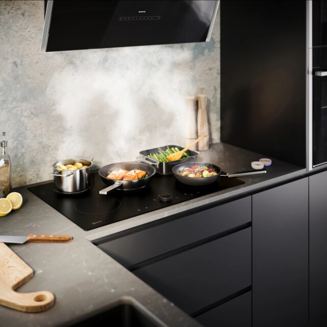 Neff T68NUV4A0 80Cm Induction Matt Black Hob