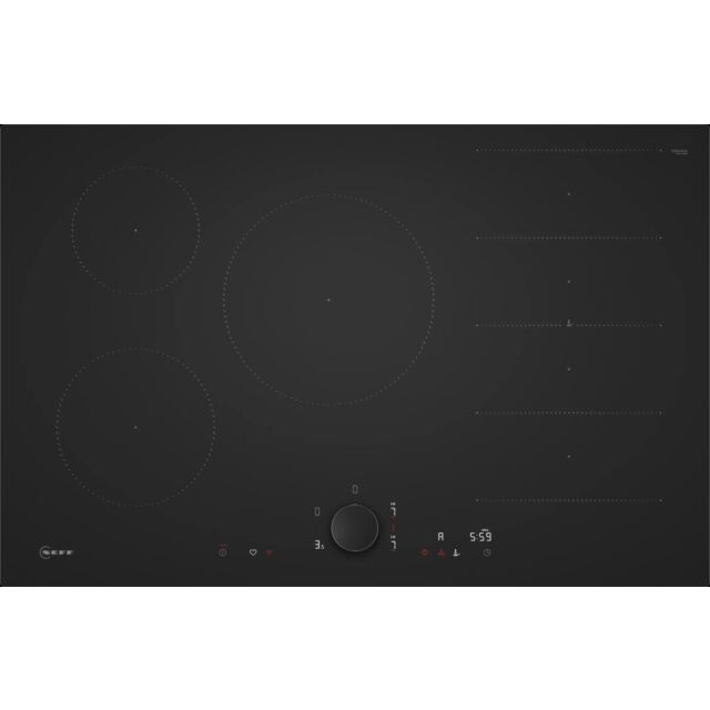 Neff T68NUV4A0 80Cm Induction Matt Black Hob