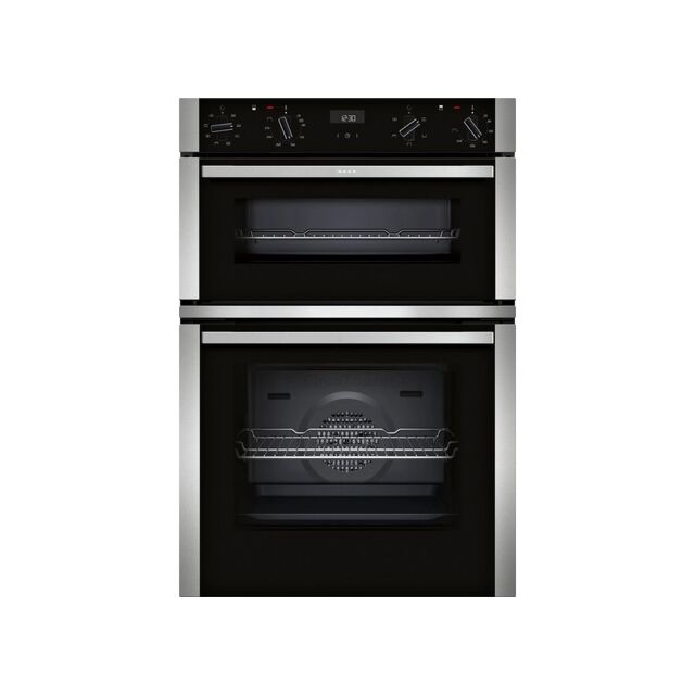 Neff U1ACE2AN3B Built In Electric Double Stainless Steel Oven 
