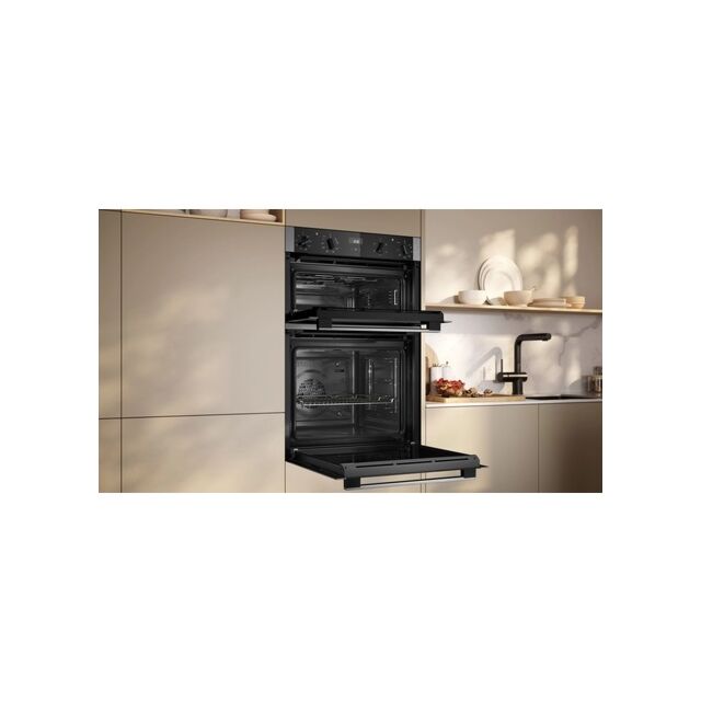 Neff U1ACE2AN3B Built In Electric Double Stainless Steel Oven 