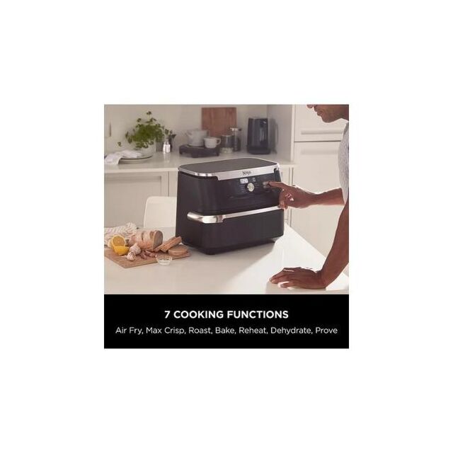 Ninja AF500UK Foodi FlexDrawer Air Fryer - Black