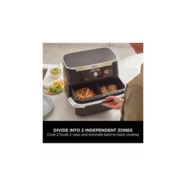 Ninja AF500UK Foodi FlexDrawer Air Fryer - Black