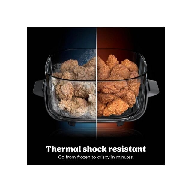Ninja AS090UKWH Crispi Pro 5-In-1 Glass White Air Fryer 