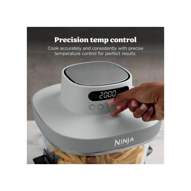 Ninja AS090UKWH Crispi Pro 5-In-1 Glass White Air Fryer 