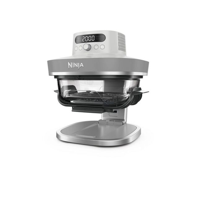 Ninja AS090UKWH Crispi Pro 5-In-1 Glass White Air Fryer 