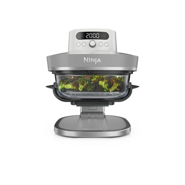 Ninja AS090UKWH Crispi Pro 5-In-1 Glass White Air Fryer 