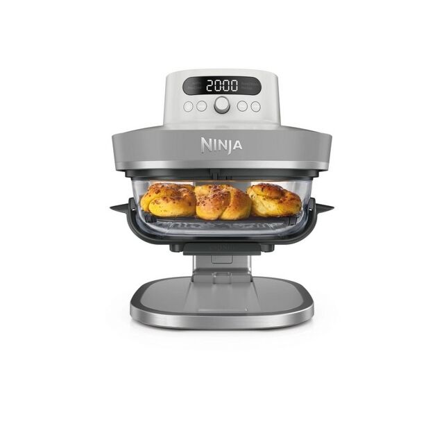 Ninja AS090UKWH Crispi Pro 5-In-1 Glass White Air Fryer 