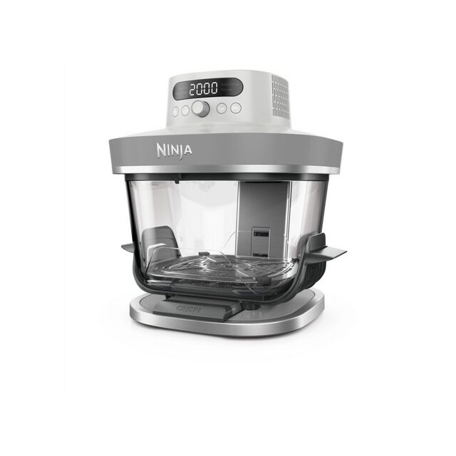 Ninja AS090UKWH Crispi Pro 5-In-1 Glass White Air Fryer 