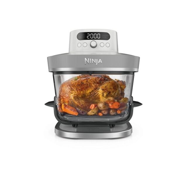 Ninja AS090UKWH Crispi Pro 5-In-1 Glass White Air Fryer 
