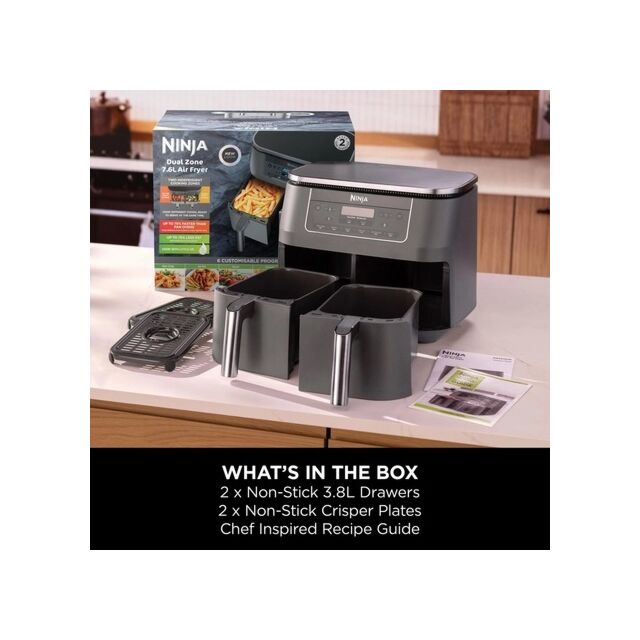 Ninja DZ300UK 7.6 Litre 6-In-1 Dual Zone Air Fryer