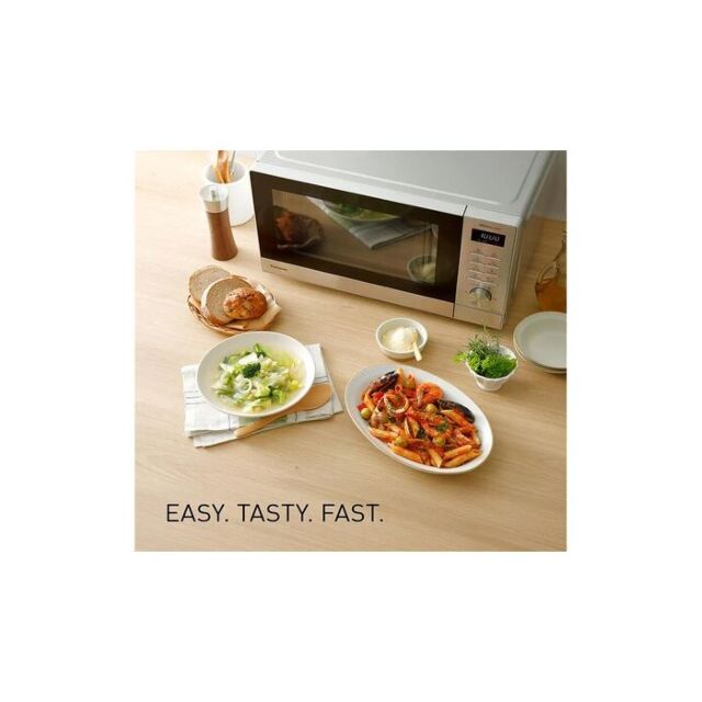 Panasonic NN-SD37QSBPQ 29 Litre1000w Inverter Stainless Steel Solo Microwave