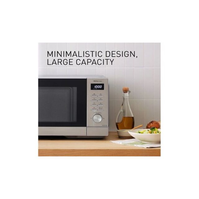 Panasonic NN-SD37QSBPQ 29 Litre1000w Inverter Stainless Steel Solo Microwave