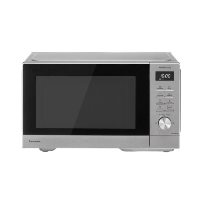 Panasonic NN-SD37QSBPQ 29 Litre1000w Inverter Stainless Steel Solo Microwave