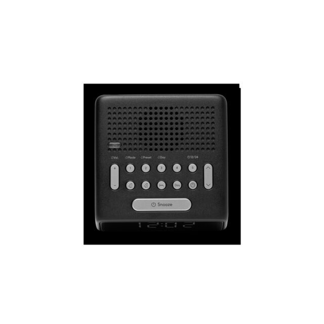 Roberts Radio ORTUSFMBK Fm/Mw Alarm Clock Black Radio