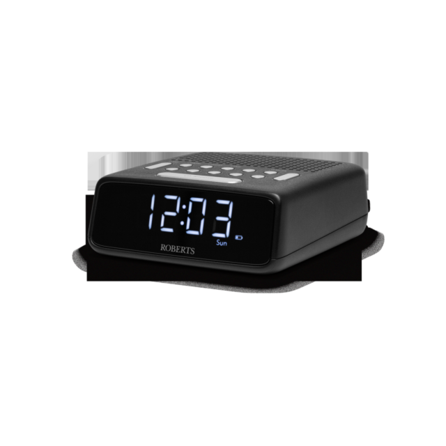 Roberts Radio ORTUSFMBK Fm/Mw Alarm Clock Black Radio