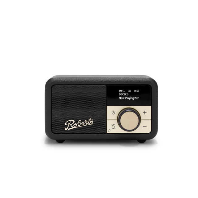 Roberts Radio REV-PETITE2BK Dab+/Fm Retro Bluetooth Black Radio With USB Charger