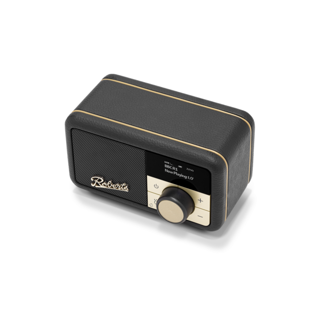 Roberts Radio REV-PETITE2BK Dab+/Fm Retro Bluetooth Black Radio With USB Charger